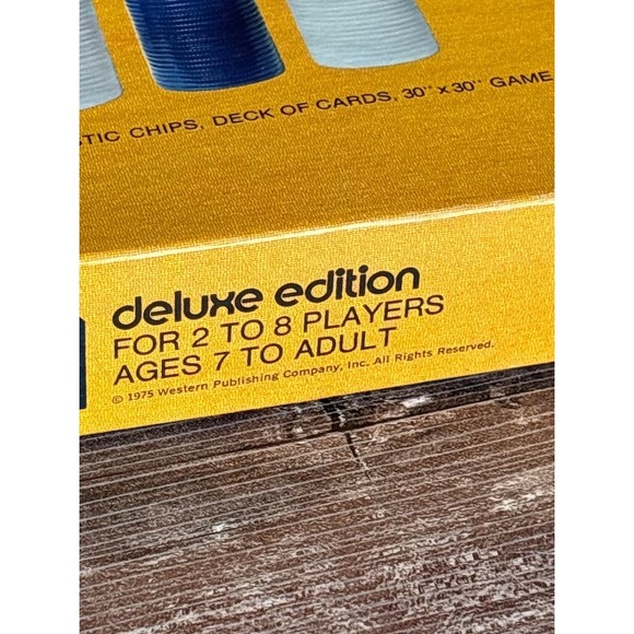 Whitman Rummy Royal Deluxe Edition Card Game Board Chips Ages 7 to Adult - Picture 3 of 9